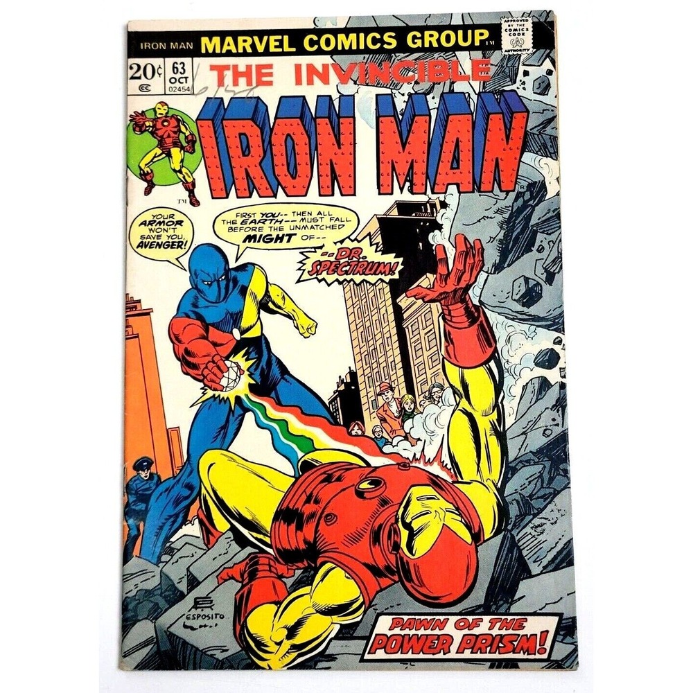 IRON MAN‎  # 63 - (1973) DR. SPECTURM APPEARANCE
